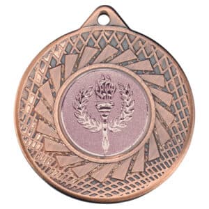 BLADE MEDAL (1in CENTRE) BRONZE - 2in