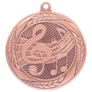 Typhoon Music Medal Bronze 55mm