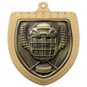 Cobra Ice Hockey Shield Medal Gold 75mm
