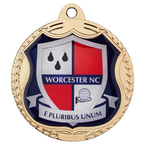 WREATH MEDALLION (TAKES SP-SHIELD CENTRE) GOLD - 2.75in