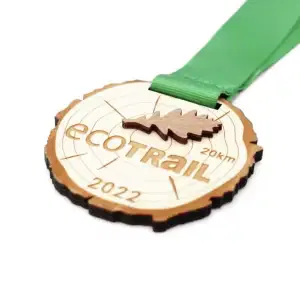 Wood Custom Medal