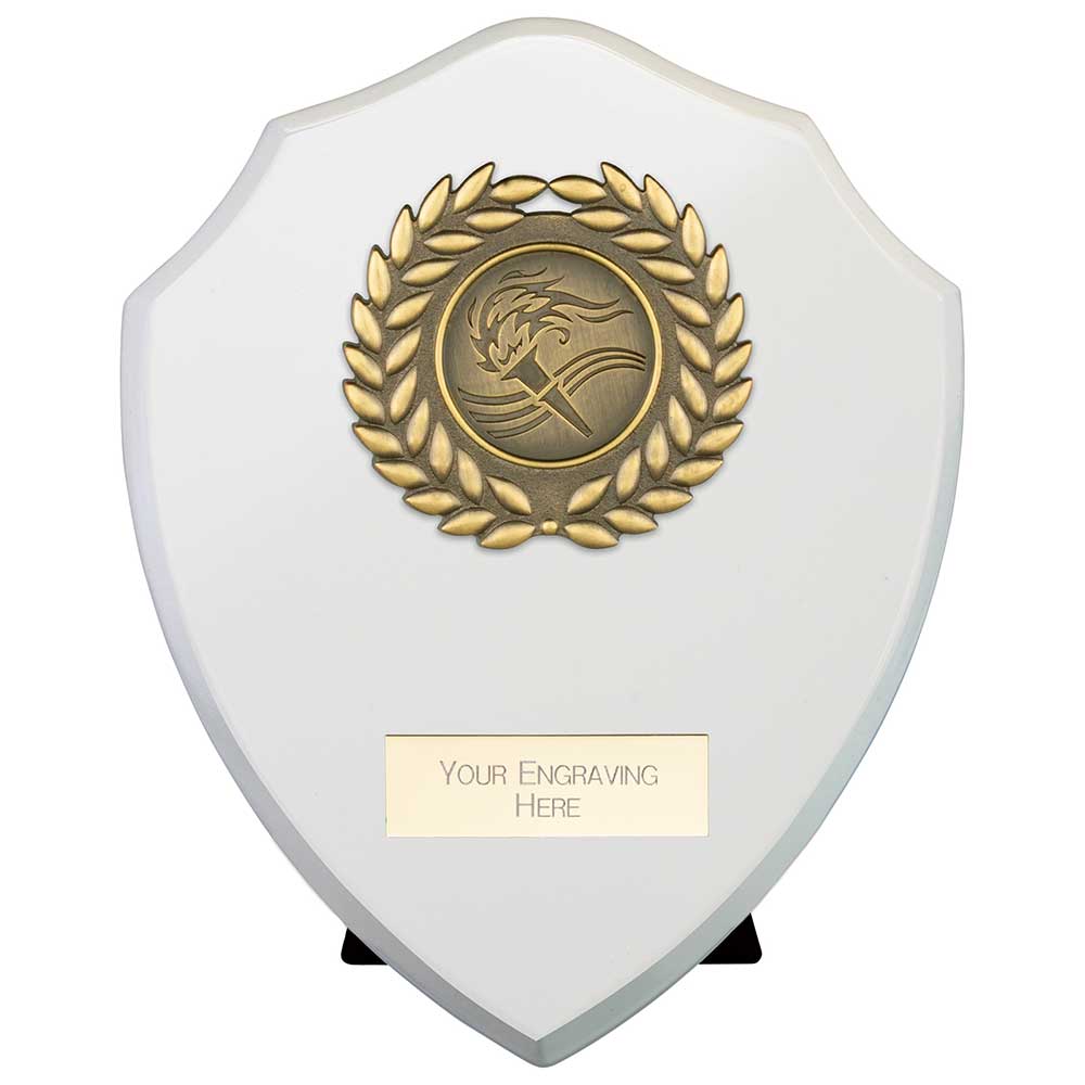 Reward Wreath Shield Arctic White 125mm